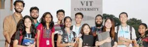  Group of students celebrating after gaining Direct Admission in VIT